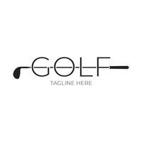 Golf Ball Logo, Golf Design Stock Logo, Logo zum Fachmann Golf Team, Golf Verein, Turnier, Golf Geschäft Geschäft, Golf Kurs, Veranstaltung vektor