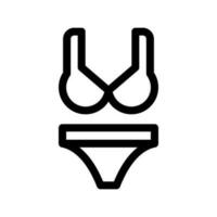 Bikini Symbol Vektor Symbol Design Illustration