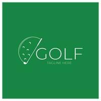 Golf Ball Logo, Golf Design Stock Logo, Logo zum Fachmann Golf Team, Golf Verein, Turnier, Golf Geschäft Geschäft, Golf Kurs, Veranstaltung vektor