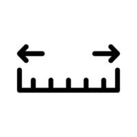 mäta ikon vektor symbol design illustration