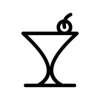 Cocktail Symbol Vektor Symbol Design Illustration