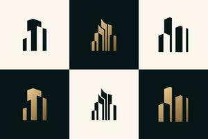 Gebäude Logo Symbol Vektor mit modern Element Idee