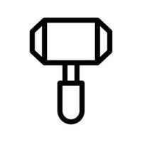 Hammer Symbol Vektor Symbol Design Illustration