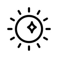 Sonne Symbol Vektor Symbol Design Illustration