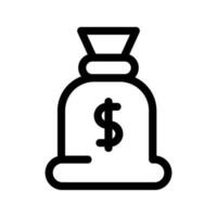 Geld Tasche Symbol Vektor Symbol Design Illustration