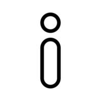 die Info Symbol Vektor Symbol Design Illustration