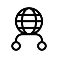 global Netzwerk Symbol Vektor Symbol Design Illustration