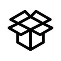 öffnen Box Symbol Vektor Symbol Design Illustration