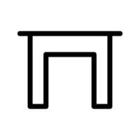 Tabelle Symbol Vektor Symbol Design Illustration