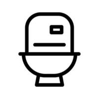 Toilette Symbol Vektor Symbol Design Illustration