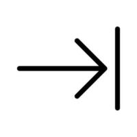 richtig Pfeil Symbol Vektor Symbol Design Illustration