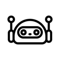 chatbot ikon vektor symbol design illustration