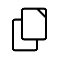 mehrere Datei Symbol Vektor Symbol Design Illustration