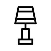 Nacht Lampe Symbol Vektor Symbol Design Illustration