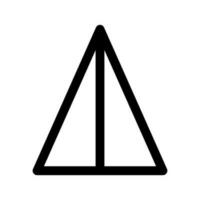 Dreieck Symbol Vektor Symbol Design Illustration