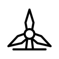 Wind Turbine Symbol Vektor Symbol Design Illustration