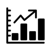 statistisk analys ikon vektor symbol design illustration