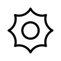 Sonne Symbol Vektor Symbol Design Illustration