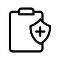 Gesundheit Versicherung Symbol Vektor Symbol Design Illustration