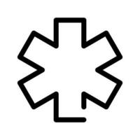 medicinsk symbol ikon vektor symbol design illustration