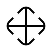 flytta ikon vektor symbol design illustration