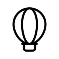 varm luft ballong ikon vektor symbol design illustration