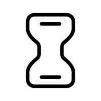 Sand Timer Symbol Vektor Symbol Design Illustration