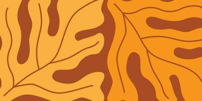 abstrakt Herbst Blatt Muster Hintergrund vektor
