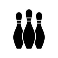 Bowling auffällig Sieg Symbol Vektor Design Vorlagen