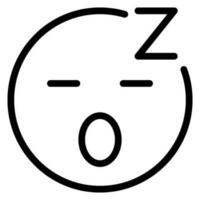 Symbol für Schlaflinie vektor