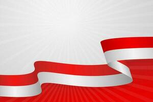 indonesien vektor flagga bakgrund mall, indonesiska oberoende dag, 17 augusti med fri Plats för text