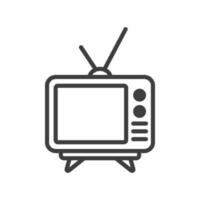 Fernsehen Symbol Design Vektor