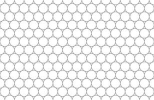 grau Kreis Formen nahtlos Muster auf Weiß Hintergrund. Vektor abstrakt.