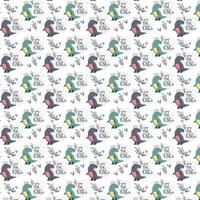 süß Dinosaurier Vektor Muster zum drucken, Gruß Karte und Hintergrund Hintergrund