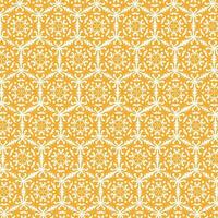 Gelb kostenlos Vektor Blume Muster Design