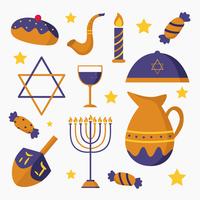 jewish holiday element vektor