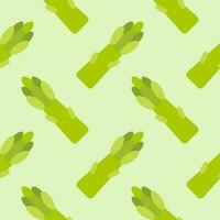 sparris gro sömlös mönster. hand dragen bakgrund. vektor illustration. sparris vegetabiliska hand dragen bakgrund.