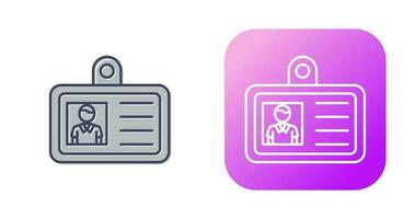 Vektorsymbol für Personalkarten vektor