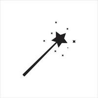 magi wand ikon vektor illustration symbol