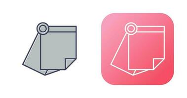 Vektorsymbol für Haftnotizen vektor