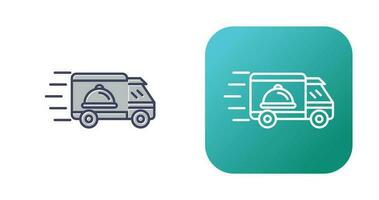 Vektorsymbol für die Lebensmittellieferung vektor
