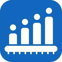 statistisk analys vektor ikon