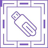 Vektorsymbol für USB-Flash-Laufwerk vektor