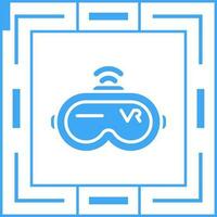 virtuell Wirklichkeit Headset Vektor Symbol