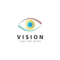 Auge Logo Vektor Illustration Geschäft Element und Symbol Design