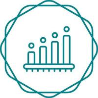 statistisk analys vektor ikon