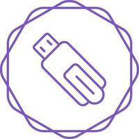 Vektorsymbol für USB-Flash-Laufwerk vektor