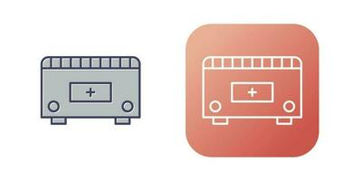 Vektorsymbol für Konvektionsheizung vektor