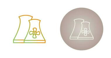 Vektorsymbol für Kernkraftwerke vektor