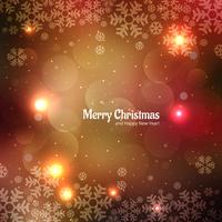 Schöner Kartenhintergrund der frohen Weihnachten des Festivals vektor